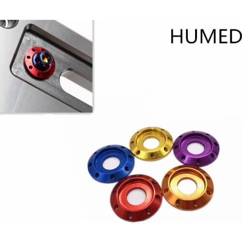 6PC/lot CNC color screw cap hollow screw flange fastening thickening heightening gasket decoration reinforcement non-slip