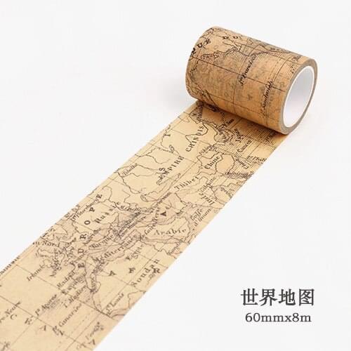 6cm 8m 1 pcs numbers design washi tape Adhesive DIY Scrapbook Sticker Label Masking home decor