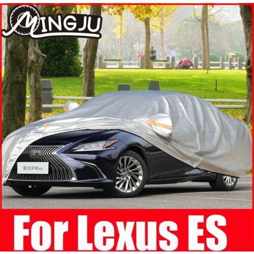 Full Car Covers Outdoor Protection Snow Cover Sunshade Waterproof Dustproof Oxford Cloth for Lexus Es 300 330 350h Accessories