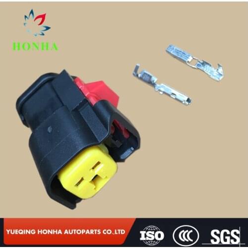 Free shipping 5/10/20/50/100 pcs/lots EV1 PA66 wire harness waterproof sealed 2 pin connector