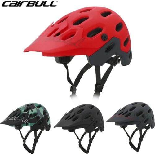 CAIRBULL SUPERCROSS MTB Road Cycling Helmet Head Adjustable Visor Helmet XC AM Breathable Bike Riding Helmet CB29