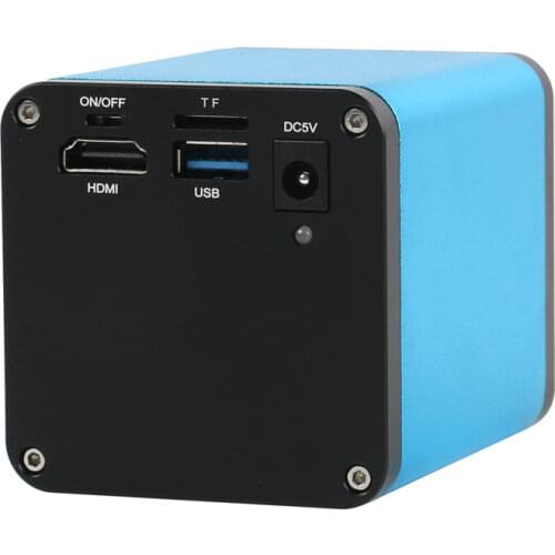 12MP FHD 1080P Auto Focus HDMI USB PC Measuring Video Microscope Depth of Field Fusion TF Storage Industrial Camera