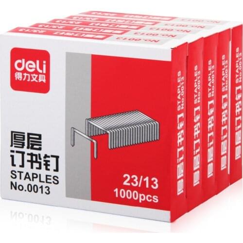 Deli 0013 thick layer of staples thickening staples heavy duty stapler Wholesale and Retail