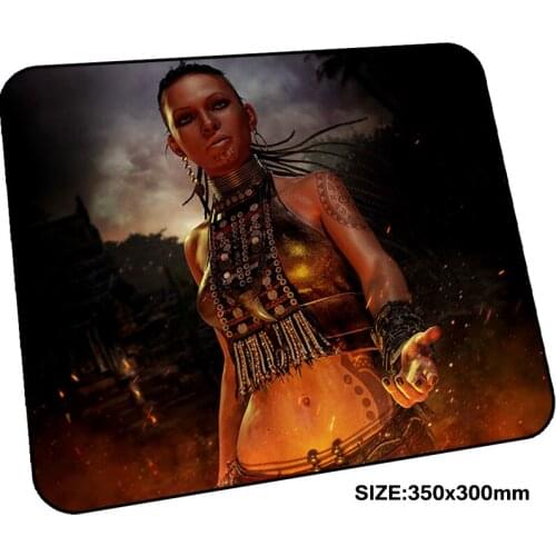 Far cry mousepad gamer 350x300x3mm gaming mouse pad New arrival notebook pc accessories laptop padmouse thick ergonomic mat