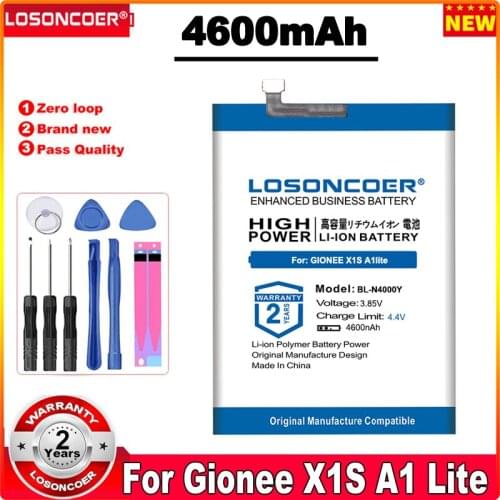 LOSONCOER Gionee A1 Phone Batteries