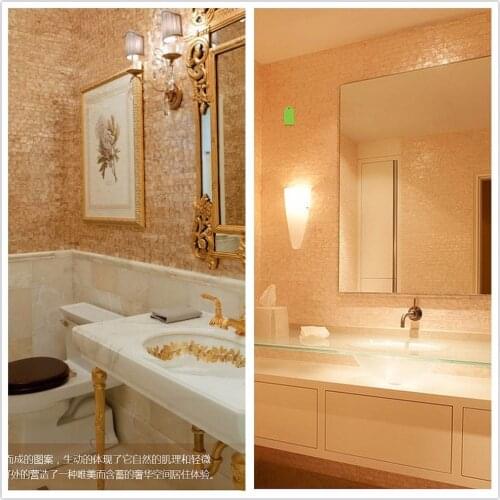 Top luxury fireproof conch shell wallpaper for interior home decoration