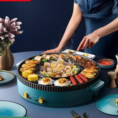 Multi-functional hotpot, net, braised, roasted and roasted in one pot kitchen gadgets cooking tools