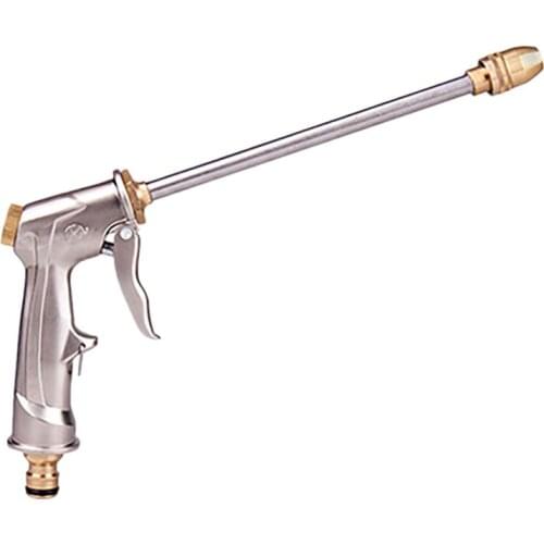 High Pressure Power Washer Water Jet Watering High-Grade Metal Plating Water Powerful Hose Nozzle Car Water Spray Tool Garden Wa