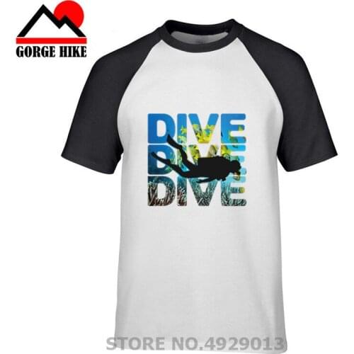 Fasion Love Scuba Dive T Shirt Men black White Short Sleeve Custom Male Dive Always Be Nice To A Diver T-Shirt Scuba game tshirt