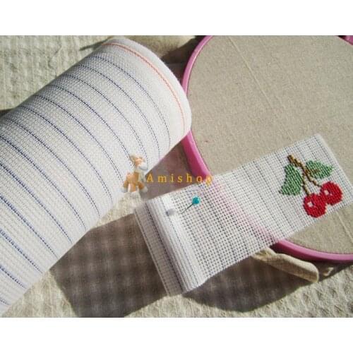 N7 Top Quality Hot Sell 14CT Cross Stitch Embroidery Waste Canvas Fabric Cloth, Waste Canvas Embroidery on Clothing