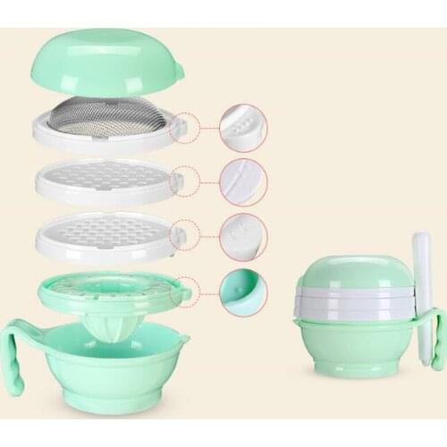 Baby dish bowl of the spoon sets baby hockey training spoon side dish bowl bowl with cover Baby Food Grinder babies Food Mills