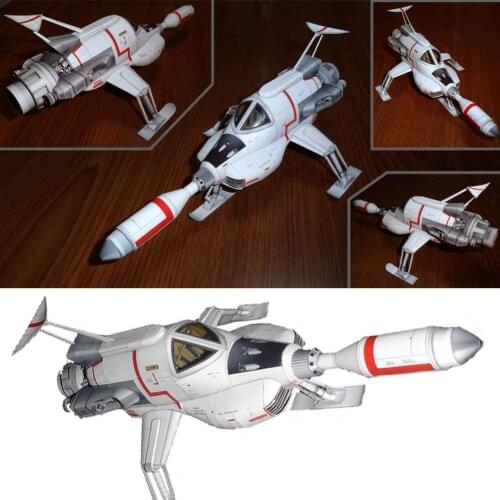 Ufo Interceptor Ufo Interceptor Paper Model Diy Handmade Paper 3d Production Birthday Boys Gifts For Girls Model U7N2
