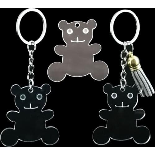 10PCS Personalized Acrylic Keychain Ring Earrings Necklace Ornaments Girls Boy Toys Party Event Gift Box Candy Box Tag Gifts