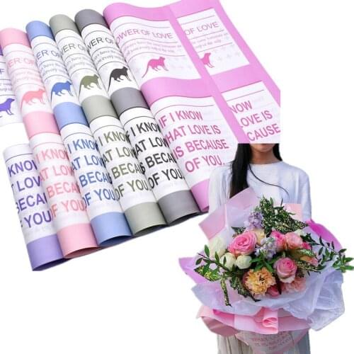 20sheets/lot Gift Wrapping Paper Roll Vintage Newspaper Flower Wrapping Love Art Kraft For Christmas Party Creative Material