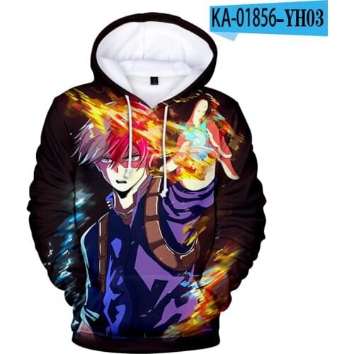 My Hero Academia 3D Hoodies Todoroki Shoto Sweatshirt Men Women Boku No Hero Academia Izuku Midoriya Hoodie Casual Kids Hoodies