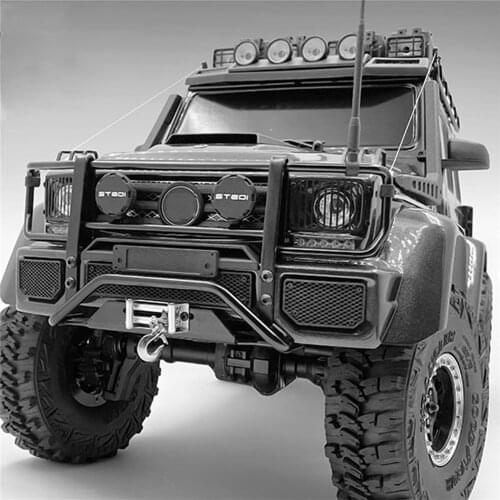 Front Bumper Intake Grille DIY Model Kits for TRX4 TRX6-Benz G63 G500 RC Truck Crawler Car Shell Modification Accessories