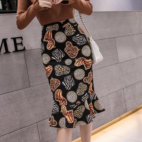 Stretch high waist bag hips skirt women mid-length slim split skirt wedding ceremony festive long skirts office lady clothes