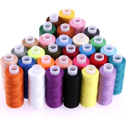 12/24/30Pcs Embroidery Sewing Threads Polyester Sewing Thread Machine Threads Craft Sewing