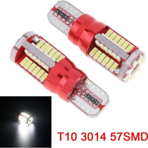 2pcs 5.7W W5W LED T10 T15 Light 57SMD 12V No Error Car LED Auto Light car auto Vehicle accessories for Parking Backup Rear Lamp