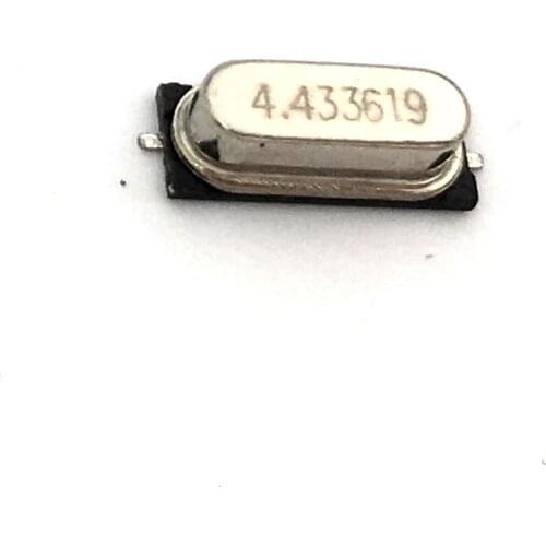 20pcs smd hc-49s 4.433MHz 4.433619MHz 20ppm 20pF quartz resonator crystal