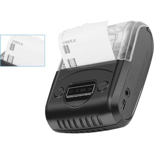 58mm Bluetooth Wireless Recharge Wireless Thermal Receipt Printer for Android IOS Port Receipt Printer POS Portable
