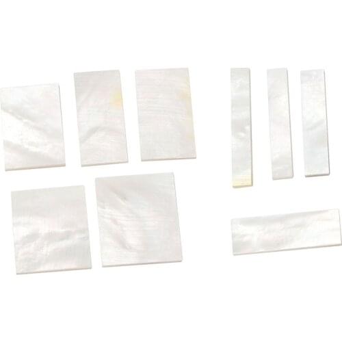 9Pcs Wide-used Inlay Mother of Pearl Blanks for Guitar Instruments Accessory