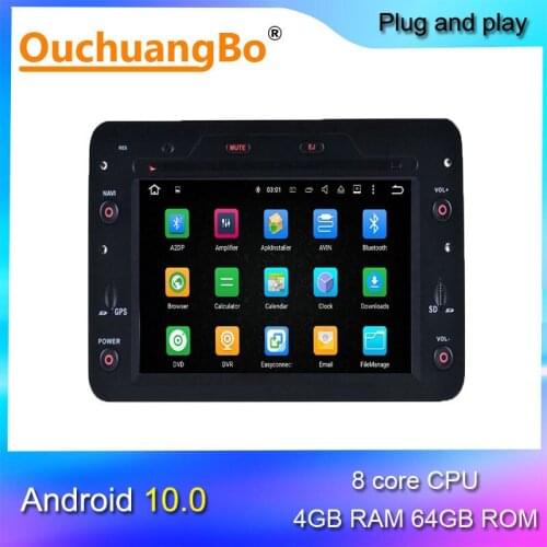 Ouchuangbo Android 10 car DVD radio gps navigation for Alfa Romeo 159 Spider Brera Sportwagon with 8 core 4GB+64GB mirror link