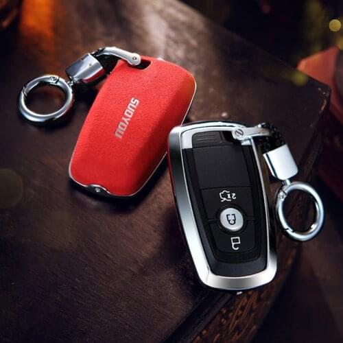 Car Remote Key Case Cover For Ford Fiesta Focus 3 4 ST MK3 MK4 Mondeo Fusion Edge Everest Escape Ecosport Kuga f-250 2017 2018