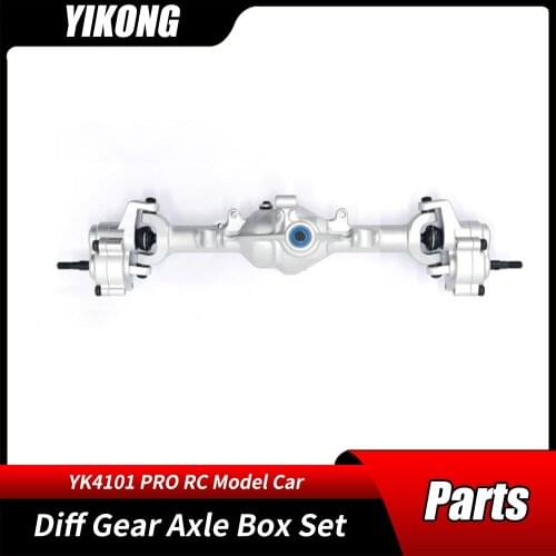 RC Car Parts Diff Gear Axle Box Set YIKONG YK4101PRO YK41021PRO YK Model Crawler Cars Accessories Original Aluminum alloy 6061T6