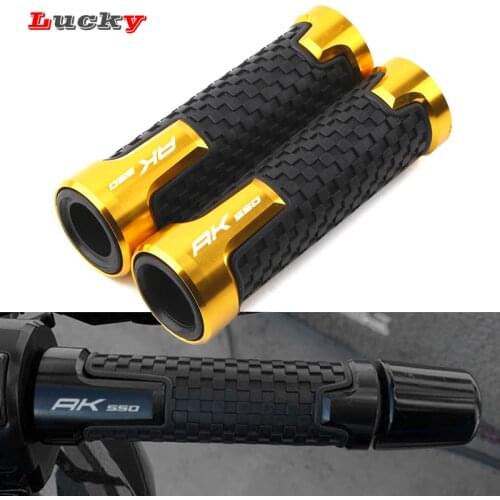For KYMCO AK550 AK 550 2017-2019 2020 7/8''22MM High Quality Universal Anti-Skid Rubber Hand End Grips Racing Handle Bar Refit