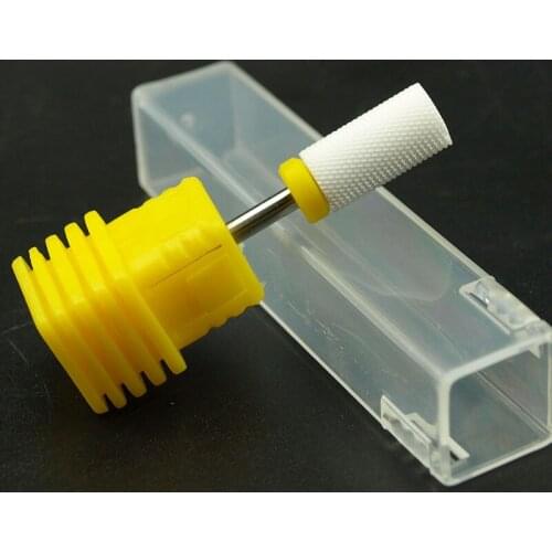 Easy Nail Nail art salon Ceramic nail drill bit mill Cutter file Flat nail art electric drill manicure machine Accessories XF