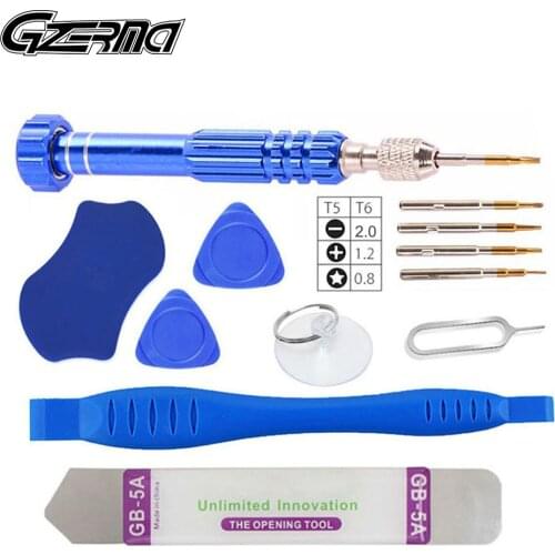 GZERMA 12 IN 1 Pry Opening Smartphones Repair Tool Sets With Screwdriver Kit For Redmi Note 9 Pro 9s Oppo Smartphones Repair