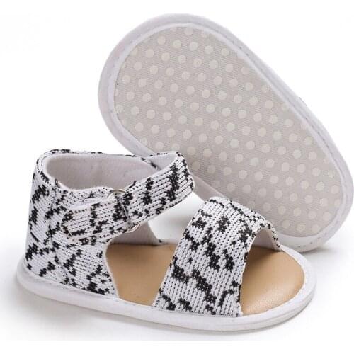 Baby Girl Summer Soft Sole Shoes Solid Princess Sandals Toddler Infant Prewalkers Baby Sandals