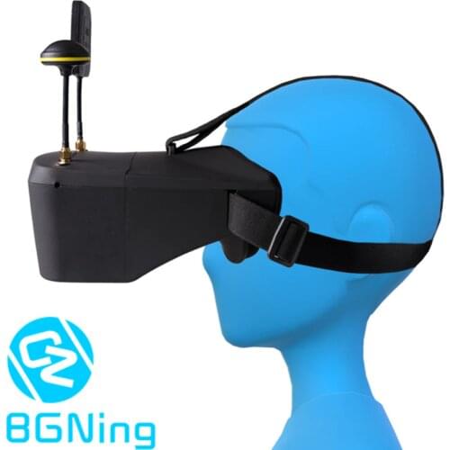 LS-800D FPV Goggles 5.8G 40CH 5inch HD DVR Video Headset Kit for RC DIY Racing Drone Quadcopter Multi-copter Transmission Parts