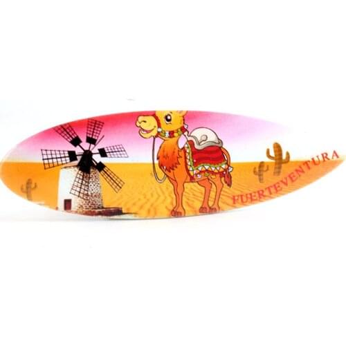 Fridge magnet fuerteventura spain camel design