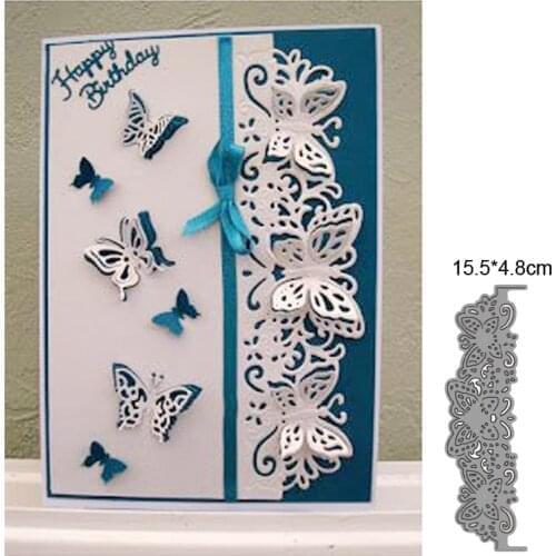 Craft dies metal cutting dies cut mold lace butterfly strip border Scrapbooking dies paper knife mould blade punch stencils dies