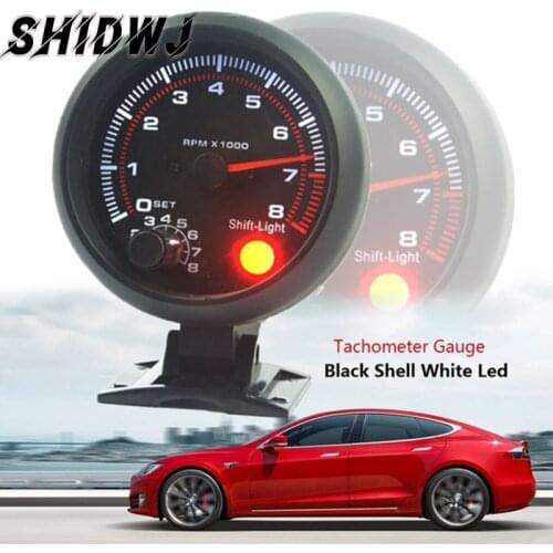 New Car Goods Waterproof 12v Car Led Shift Light 0-8000 Rpm New Tachometers Tacho Gauge Meter Auto Car Accessories