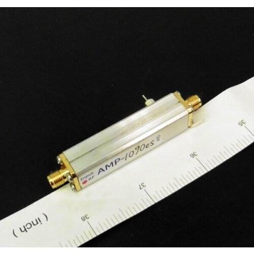 NEW 1PC 1090MHz ADS-B Low Noise High Gain Amplifier LNA Built-in Limiter, Dual SAW Filter