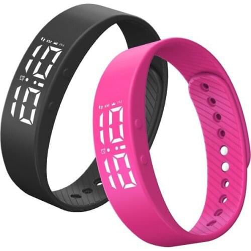 T5S Smart Bracelet LED Running Watche Pedometer Calorie Distance Monitoring Wristband Children Student Mini Bracelet More Choose