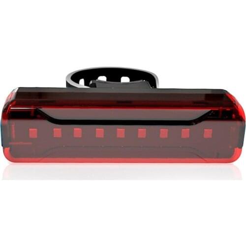 Bicycle Tail Light USB Rechargeable Wireless Cycling LED Warning Bike Rear Lamp