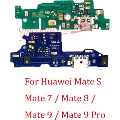 10PCS Micro USB Charging Dock Port Flex Cable For Huawei Mate S 7 8 9 Pro Mates Mate7 Mate8 Mate9 Pro Charge Board Flex Cable