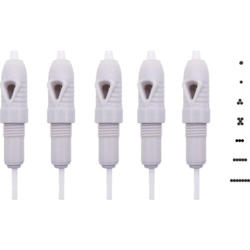 10pcs Disposable Microblading Screw Gray Tattoo Needles Cartridge For Charme Princesse Permanent Makeup Tattoo Machine