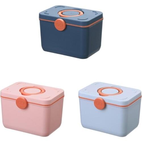 2021 New Portable First Aid Kit Storage Box Plastic Multi-Functional Family Emergency Box