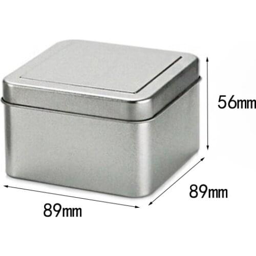 3pcs Small Metal Packaging Storage Box 50ML Candy Gift Box Cosemtic Jar Jewelry Organizer Box Food Coffee Tea Seal Jars