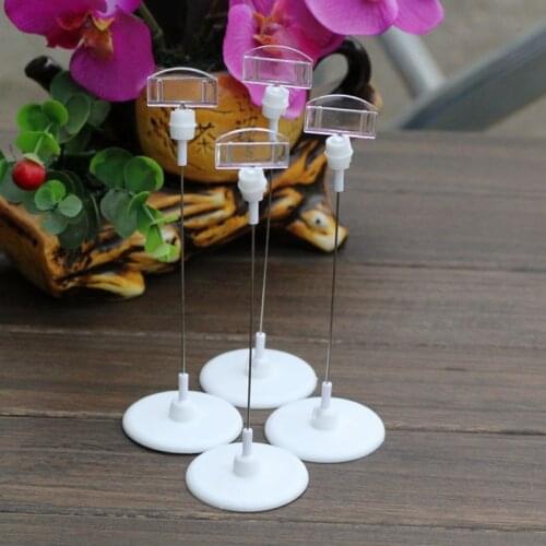 5pcs/lot Place Card Holder Table Number Figure Name Card Clips Base Digital Seat Decoration Wedding Party Supplies