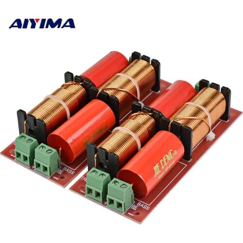 AIYIMA 2Pcs 2way Crossover Audio Board Filter 300W Speakers Treble SubWoofer Frequency Divider DIY For Home Theater