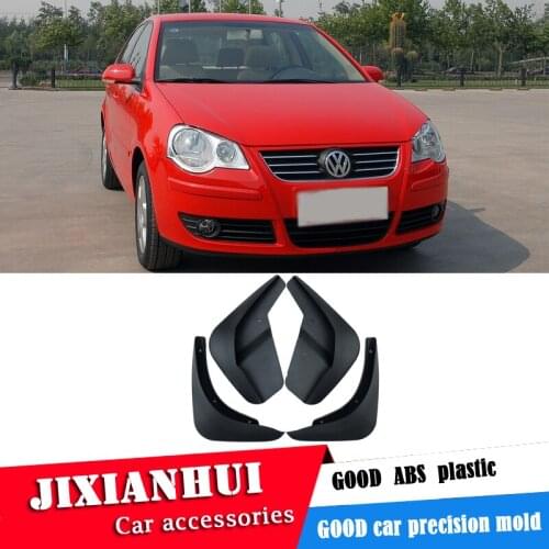 For Volkswagen POLO 2003-2010 Mudflaps Splash Guards Front With the color and rear Mud Flap Mudguards Fender Modified special
