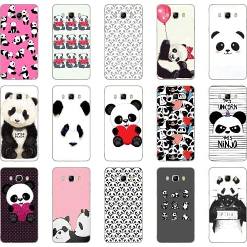 36DD Cute Panda Cartoon Animal Funny Lovely Soft Silicone Case Cover for Samsung Galaxy a3 a5 2017 A6 A8 2018 j3 j5 j7 2016 2017