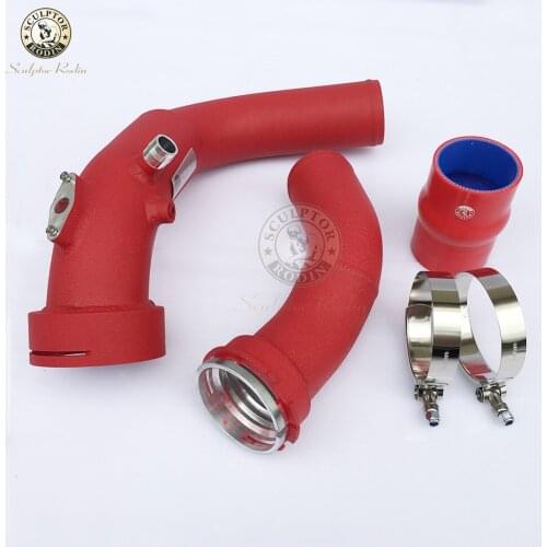 Intake Charge pipe Aluminum OEM Replacement For BMW F20 F30 M135i M235i 335i 435i N55 3.0T red