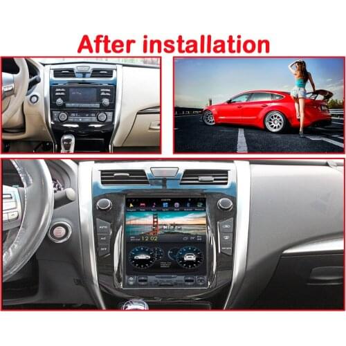 DSP Tesla Style Android 9.0 128G PX6 Car GPS Navigation Radio For Nissan Teana 2013-2016 Auto Multimedia Player Stereo Head Unit